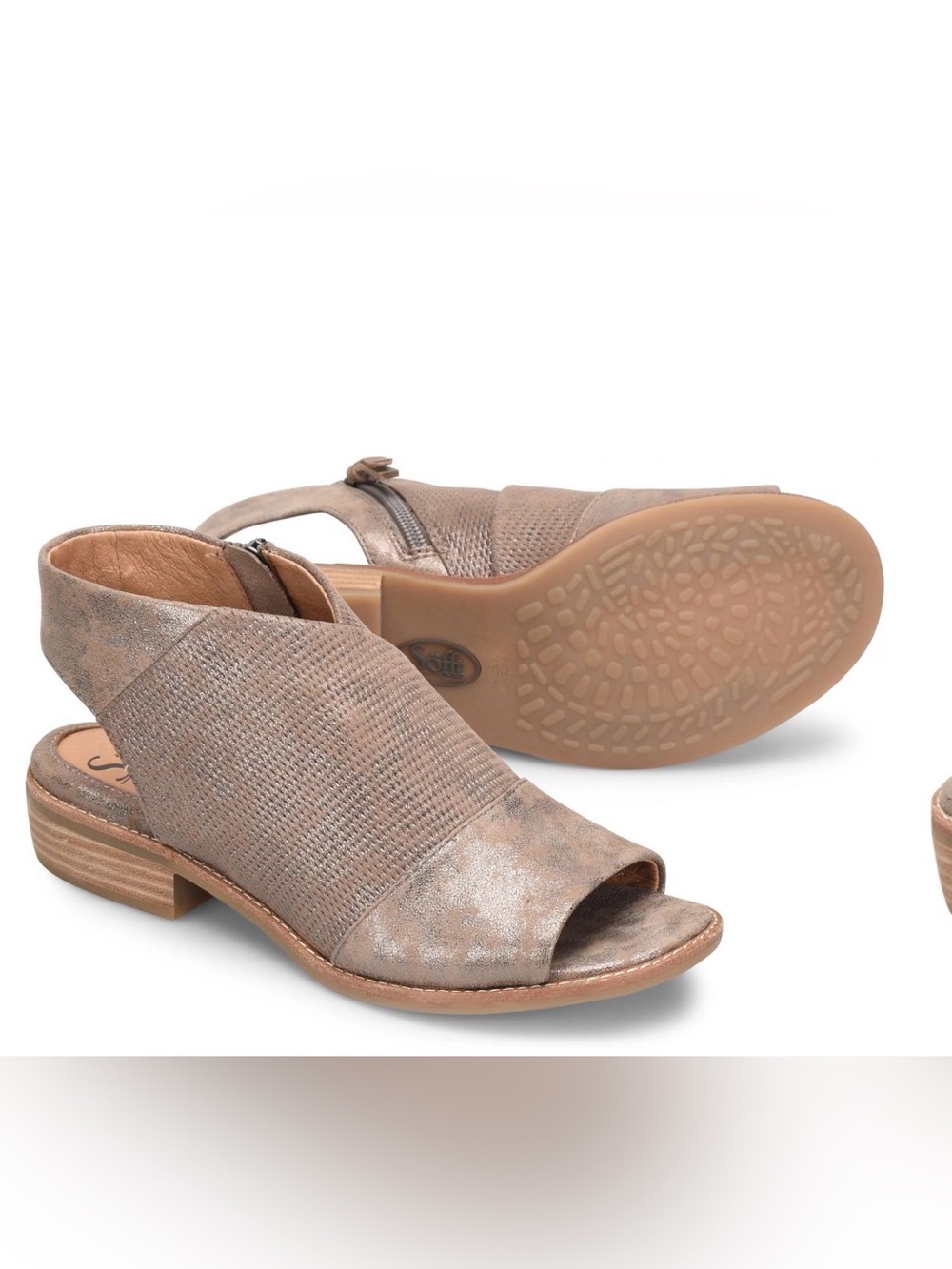 Söfft Natalia Slingback Sandal in smoke size 9